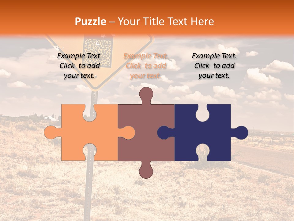 Service Board Traffic PowerPoint Template