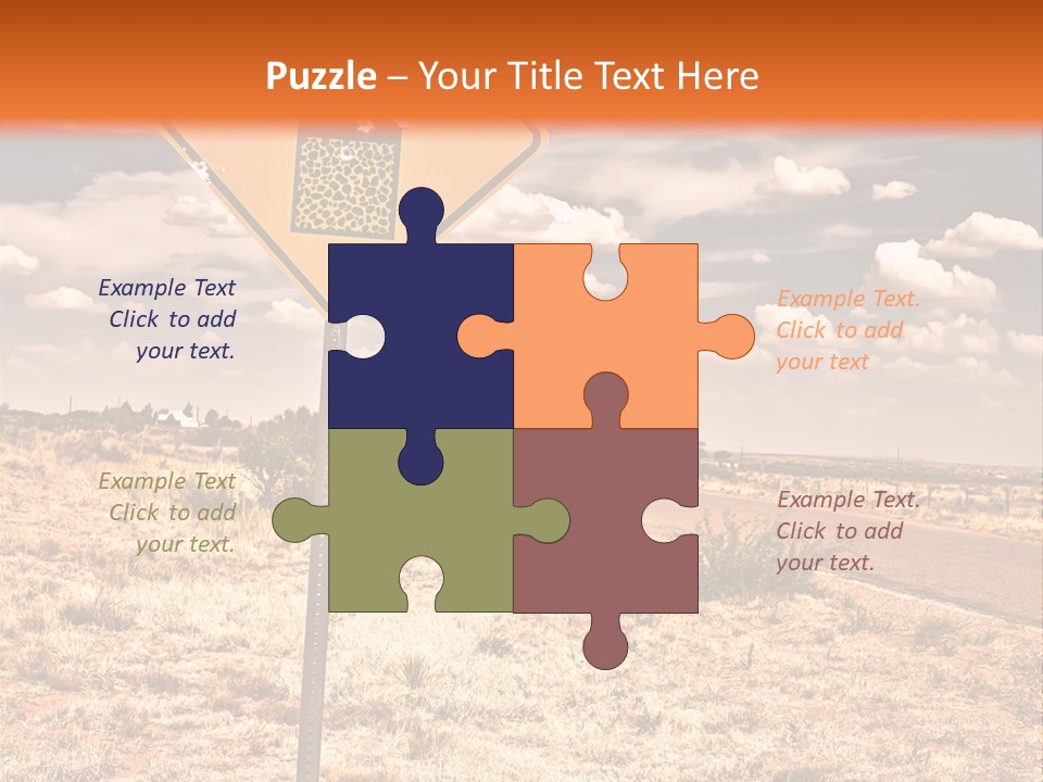 Service Board Traffic PowerPoint Template