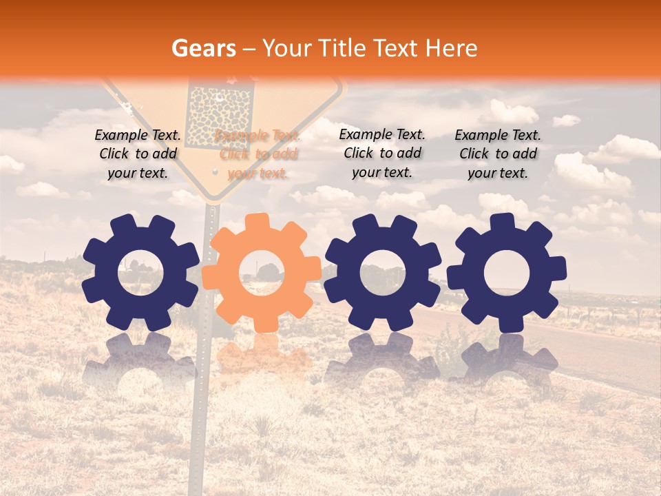 Service Board Traffic PowerPoint Template