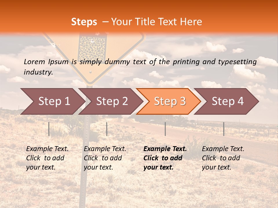 Service Board Traffic PowerPoint Template