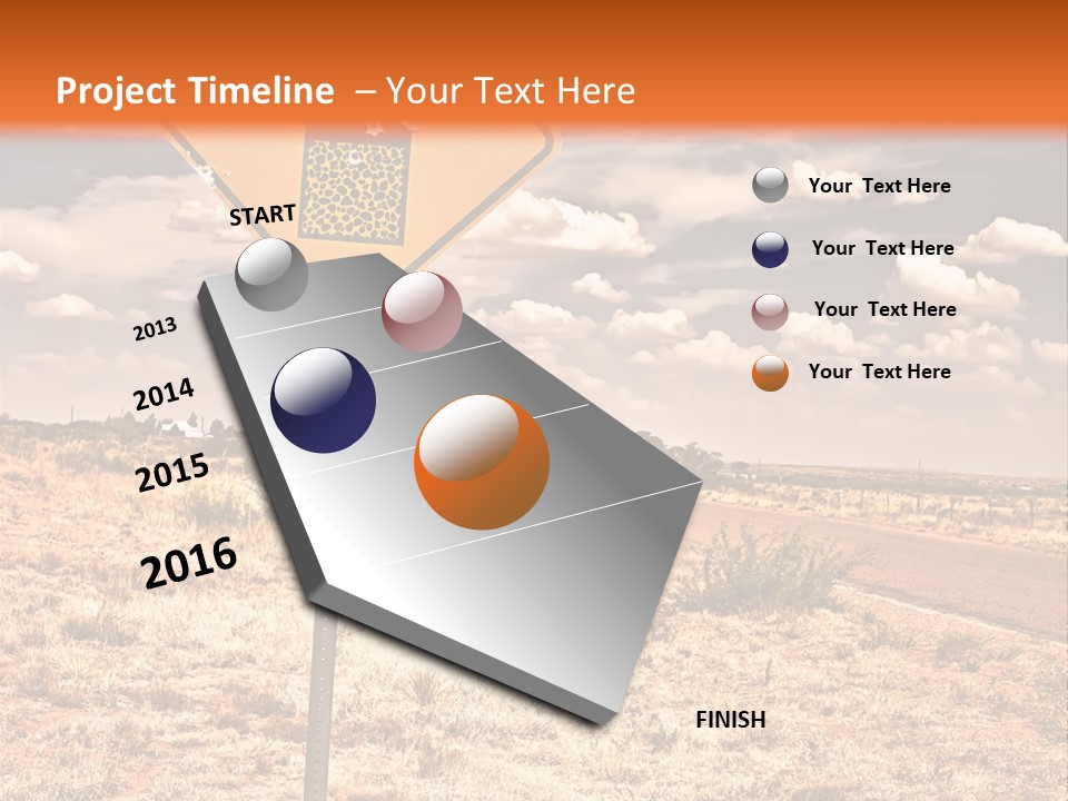 Service Board Traffic PowerPoint Template