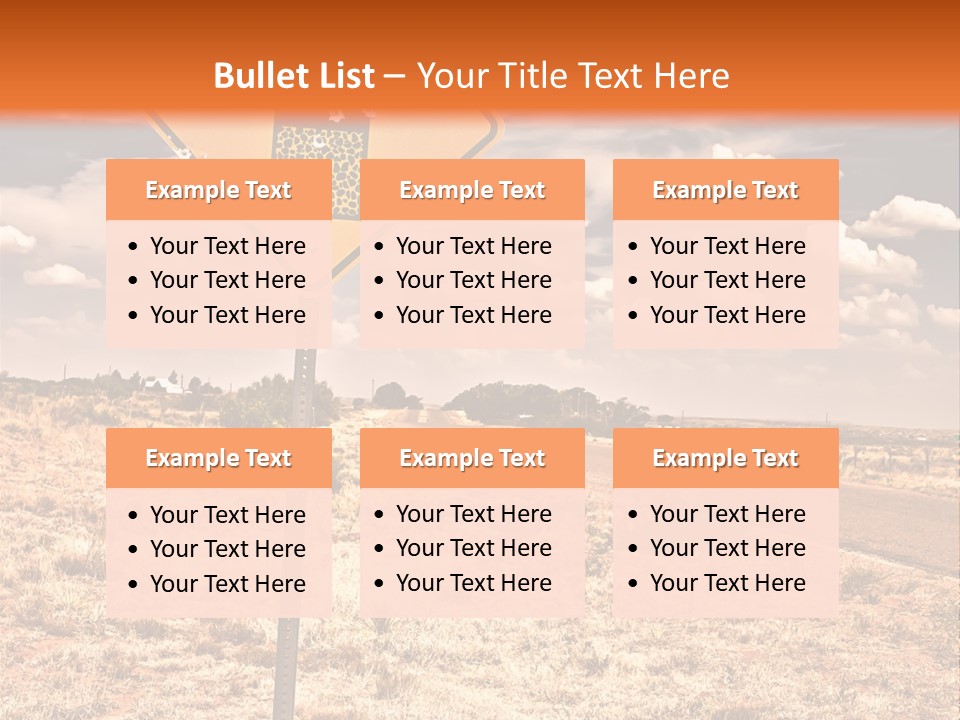Service Board Traffic PowerPoint Template