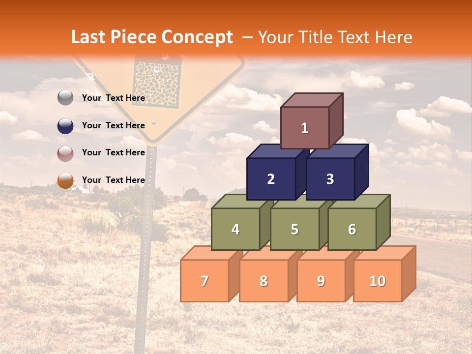 Service Board Traffic PowerPoint Template