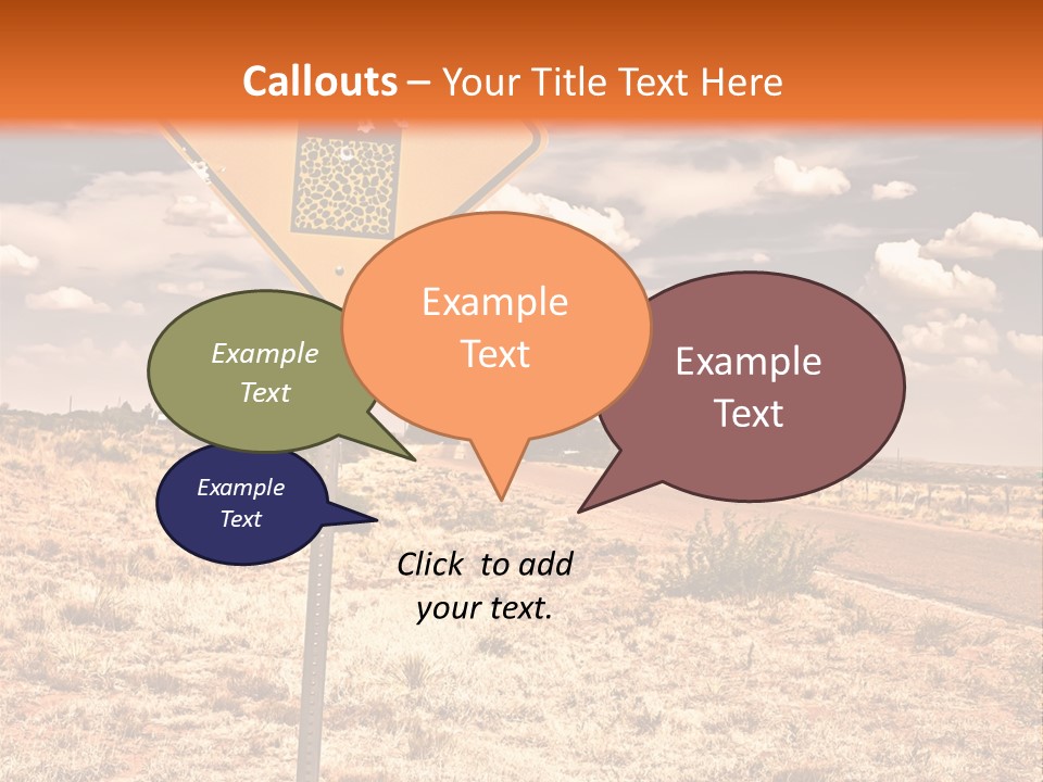 Service Board Traffic PowerPoint Template