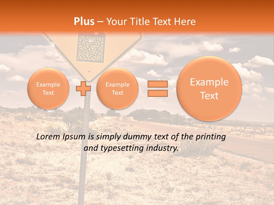 Service Board Traffic PowerPoint Template