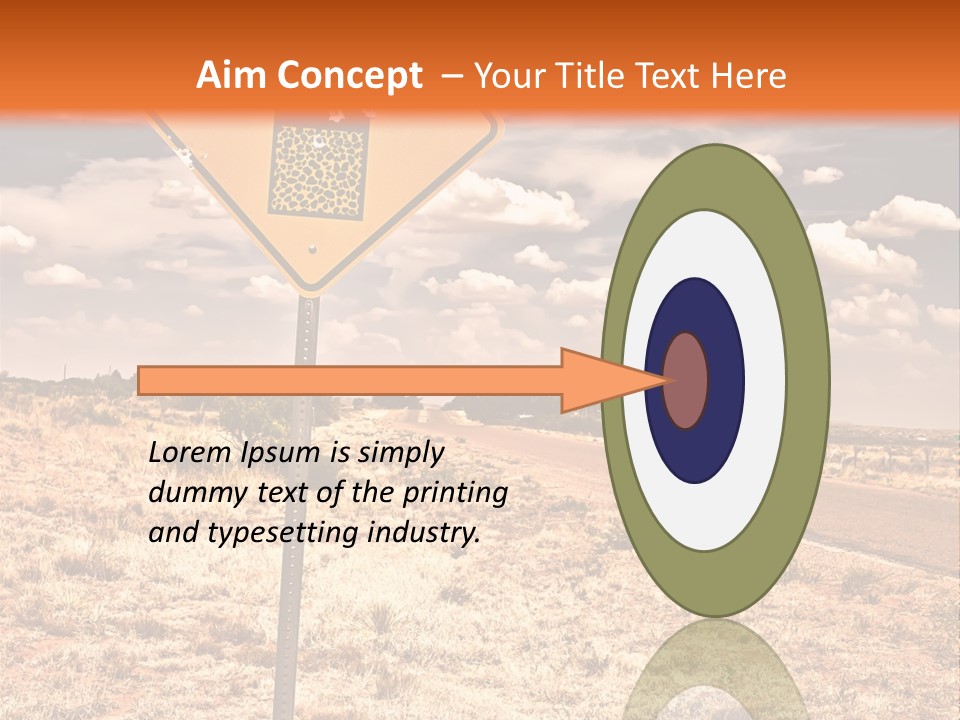 Service Board Traffic PowerPoint Template