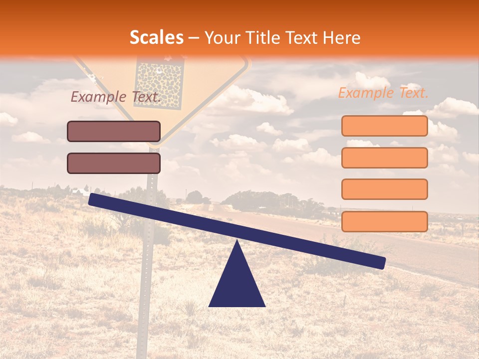 Service Board Traffic PowerPoint Template