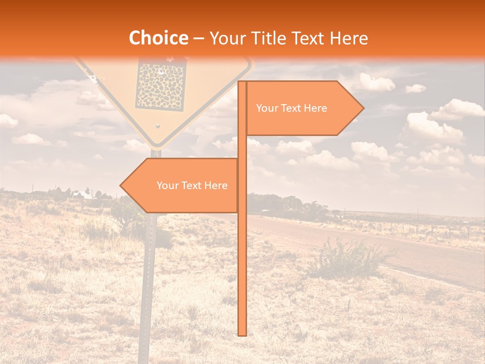 Service Board Traffic PowerPoint Template