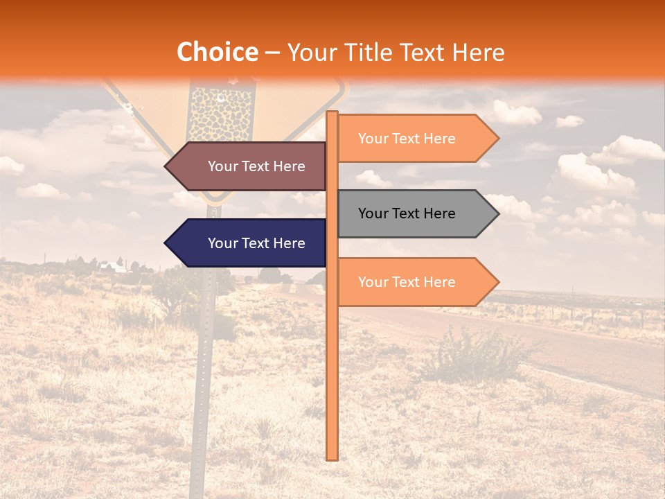 Service Board Traffic PowerPoint Template