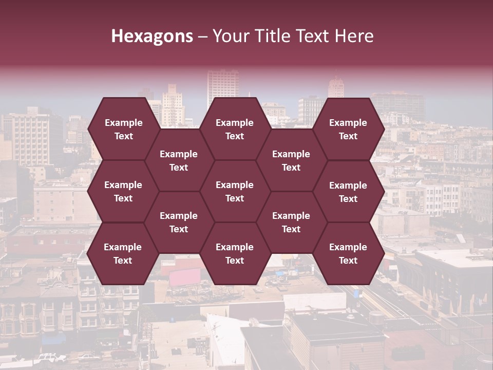 California Skyscraper Panorama PowerPoint Template