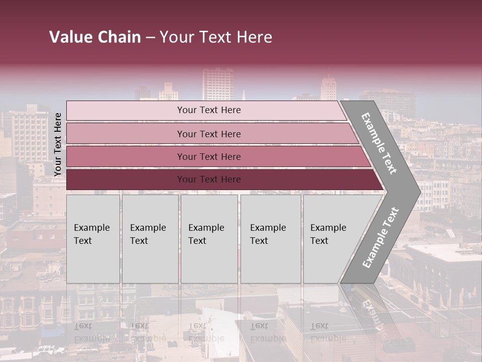 California Skyscraper Panorama PowerPoint Template