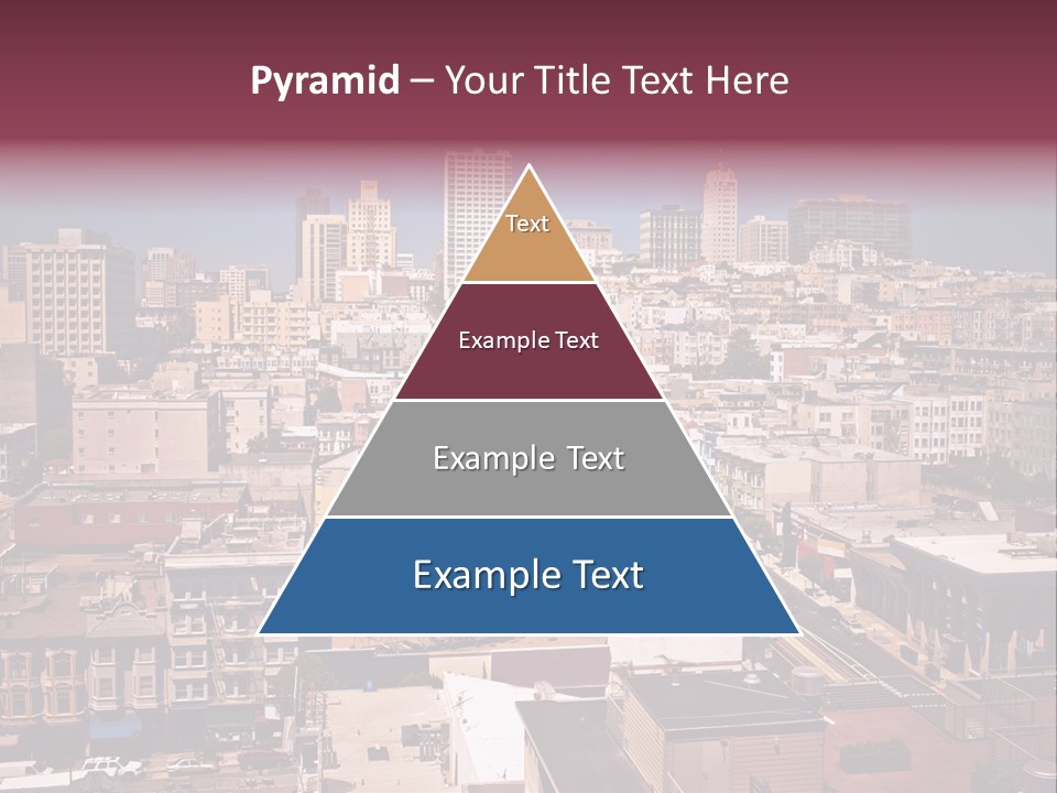 California Skyscraper Panorama PowerPoint Template