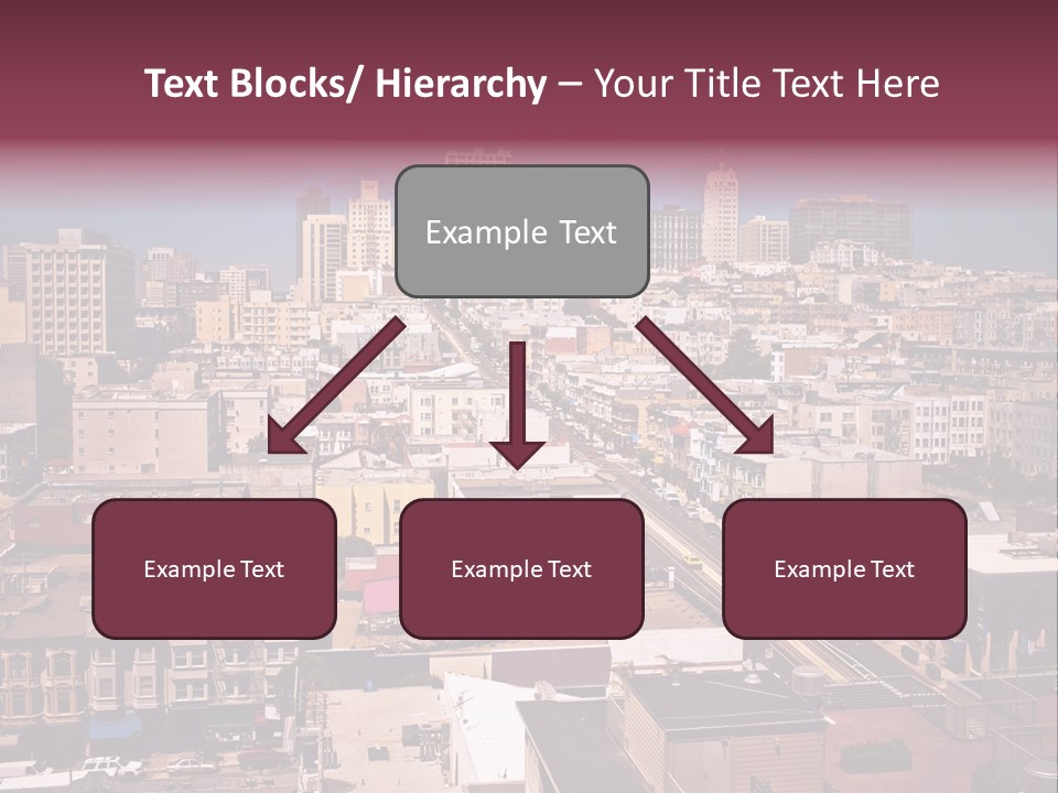 California Skyscraper Panorama PowerPoint Template