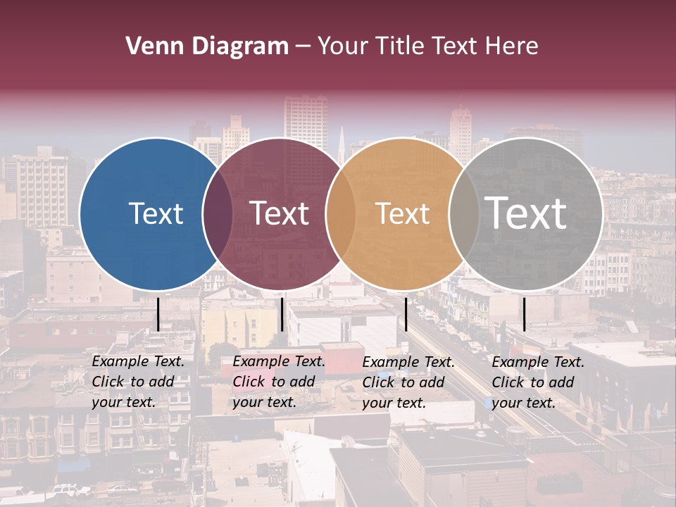 California Skyscraper Panorama PowerPoint Template