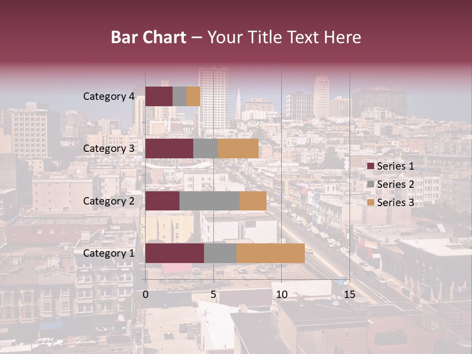 California Skyscraper Panorama PowerPoint Template
