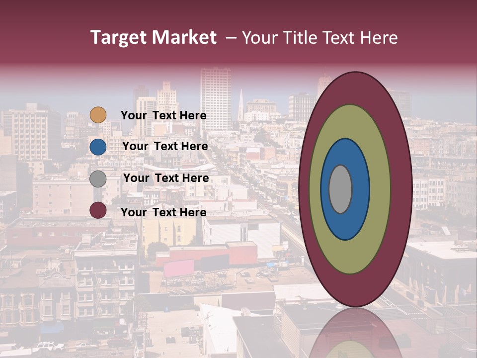 California Skyscraper Panorama PowerPoint Template