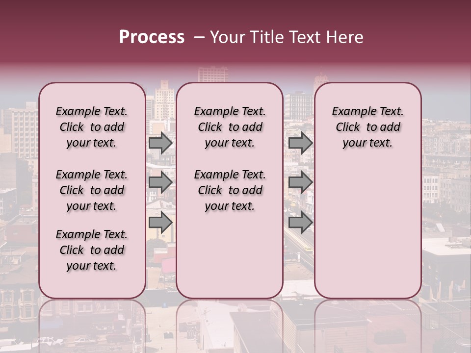 California Skyscraper Panorama PowerPoint Template