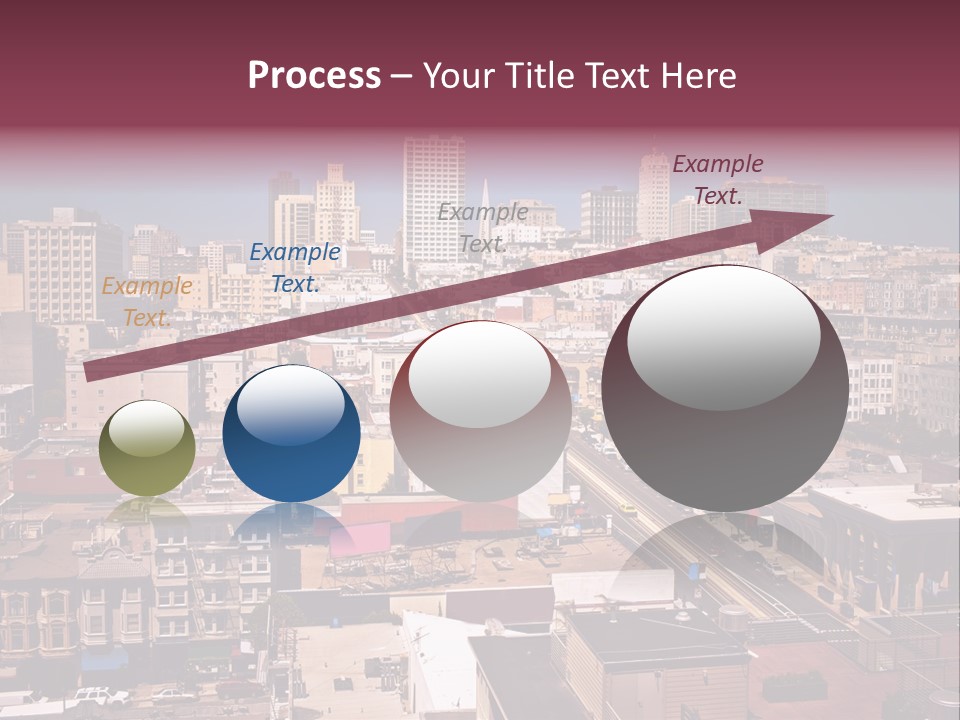 California Skyscraper Panorama PowerPoint Template