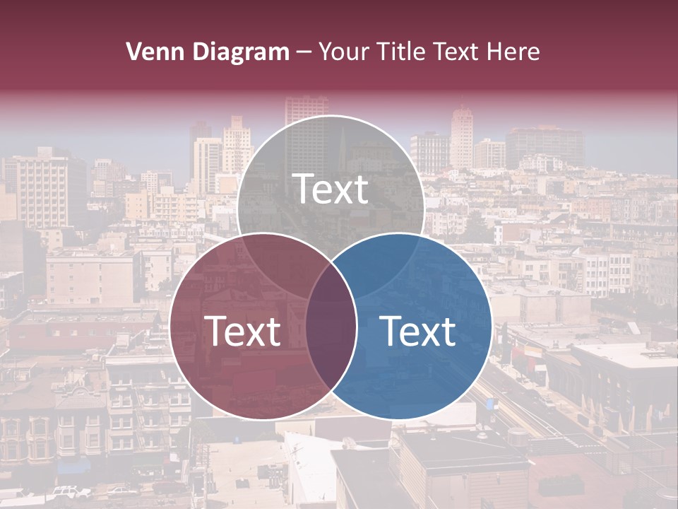 California Skyscraper Panorama PowerPoint Template