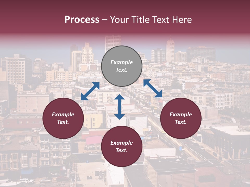 California Skyscraper Panorama PowerPoint Template