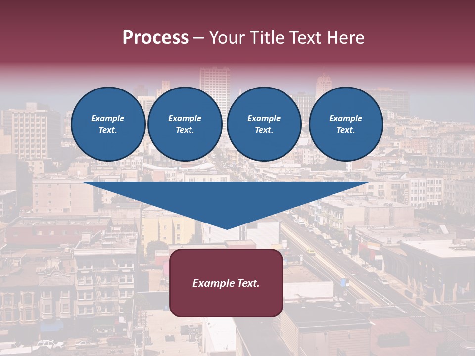 California Skyscraper Panorama PowerPoint Template