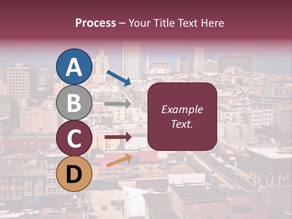 California Skyscraper Panorama PowerPoint Template