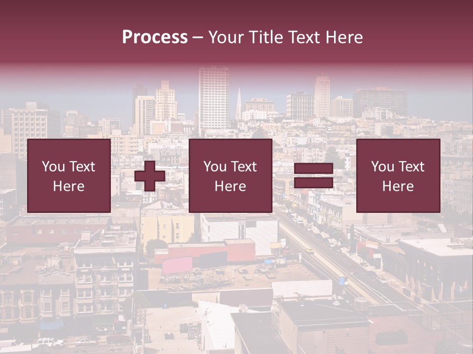 California Skyscraper Panorama PowerPoint Template