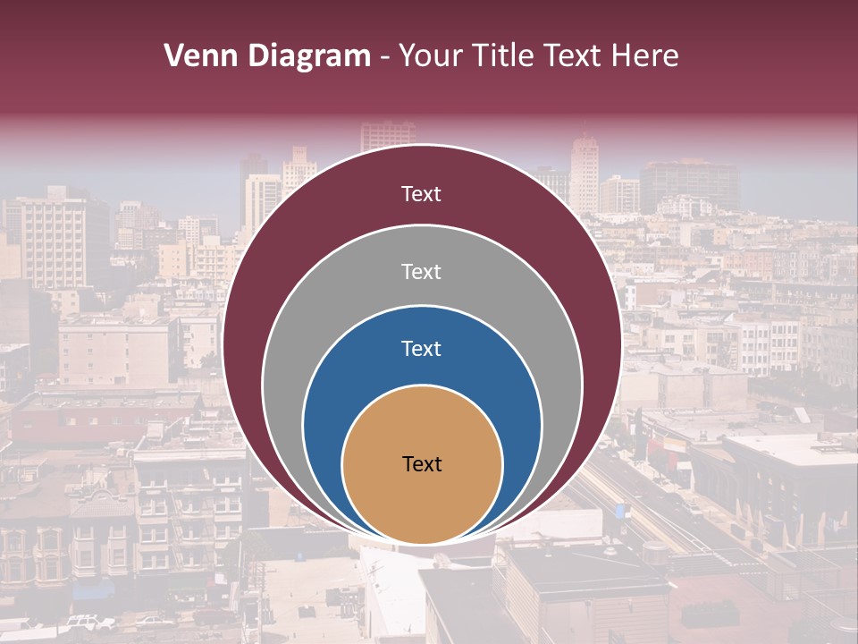 California Skyscraper Panorama PowerPoint Template