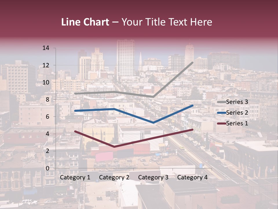 California Skyscraper Panorama PowerPoint Template