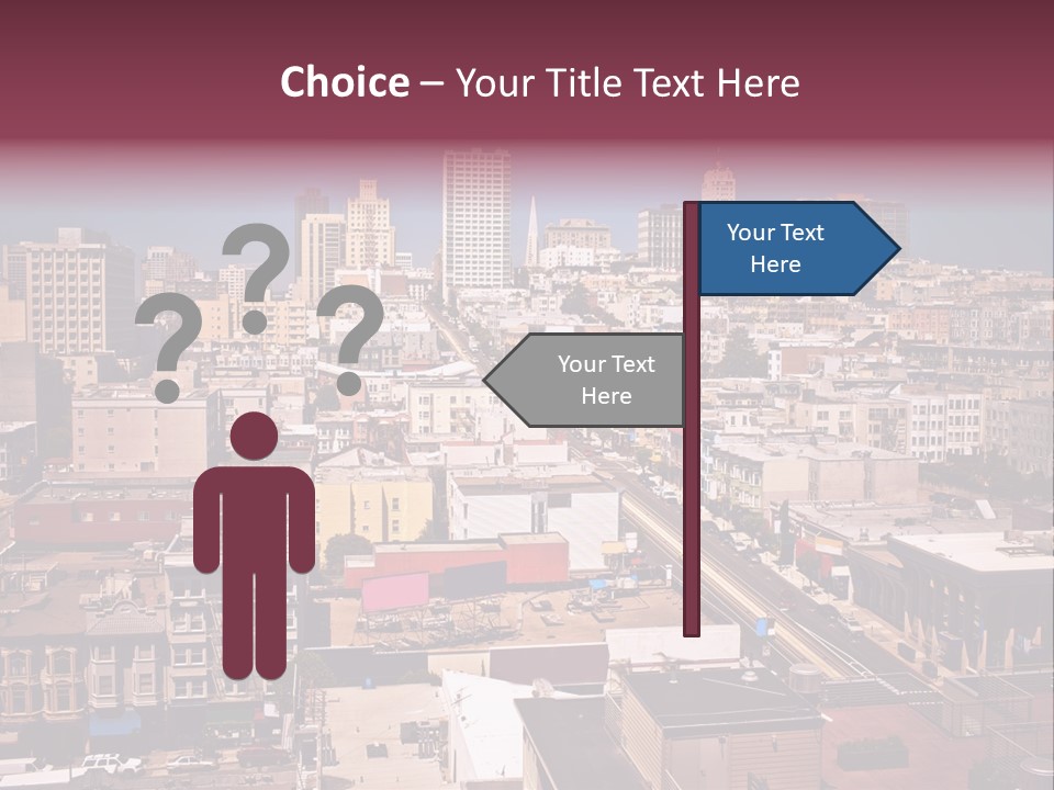 California Skyscraper Panorama PowerPoint Template