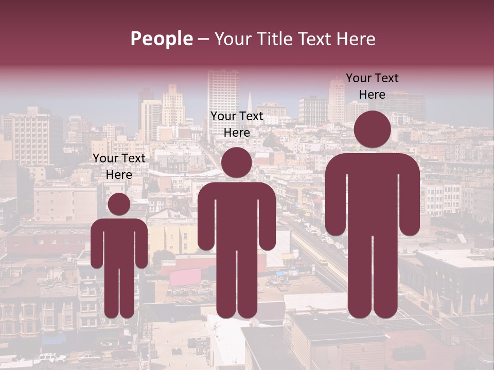 California Skyscraper Panorama PowerPoint Template