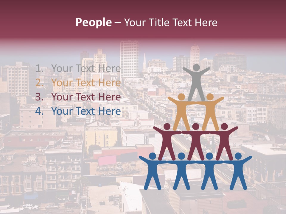 California Skyscraper Panorama PowerPoint Template