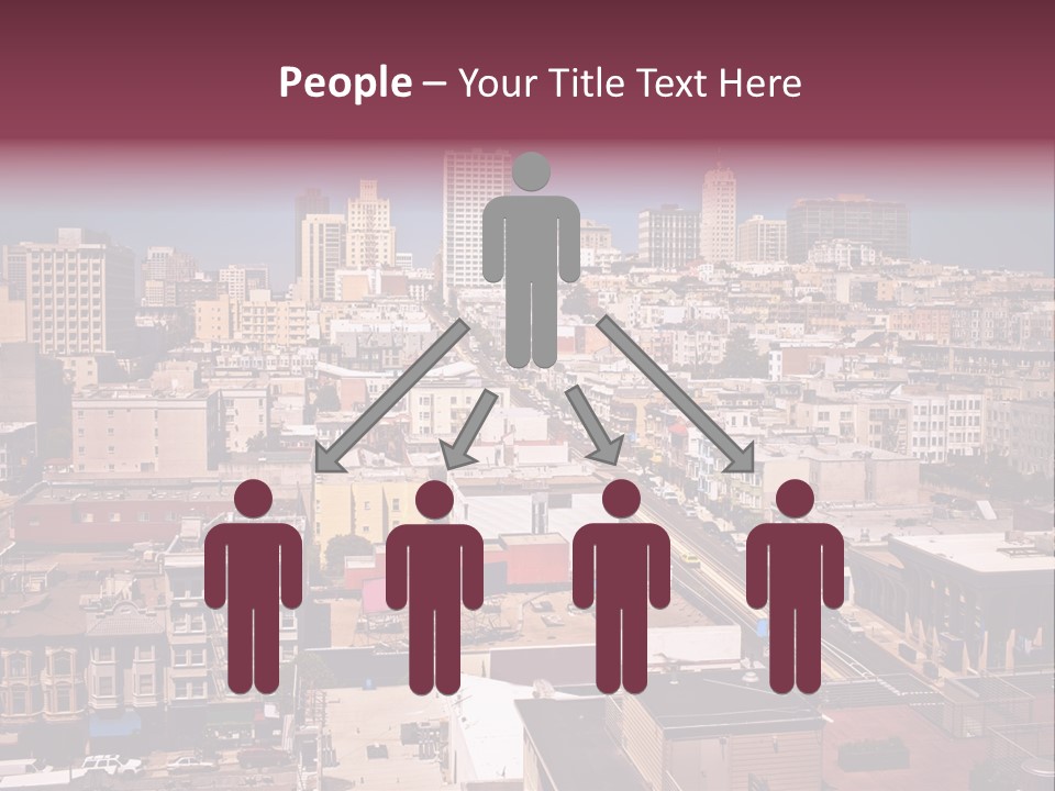 California Skyscraper Panorama PowerPoint Template