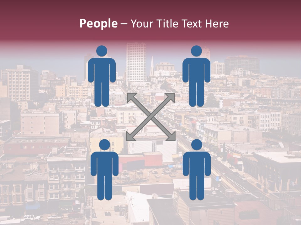 California Skyscraper Panorama PowerPoint Template