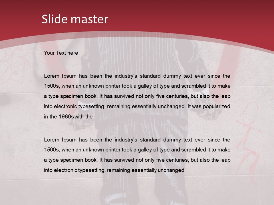 Heart Freedom Message PowerPoint Template