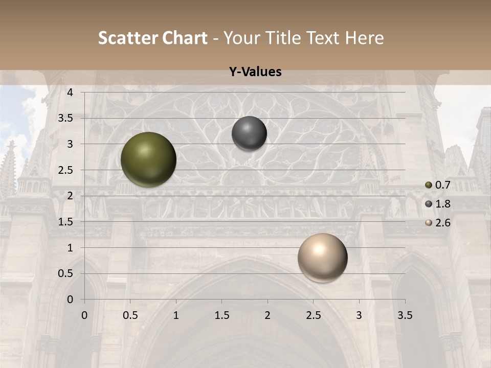 Gothic Facade Golden PowerPoint Template