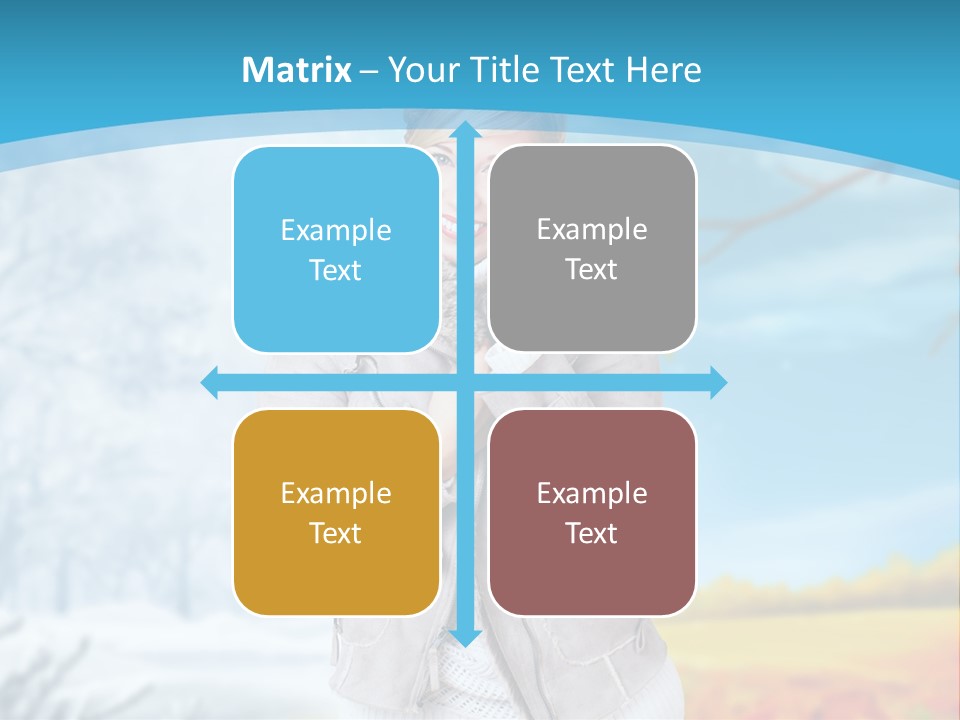 Happiness Background Weather PowerPoint Template