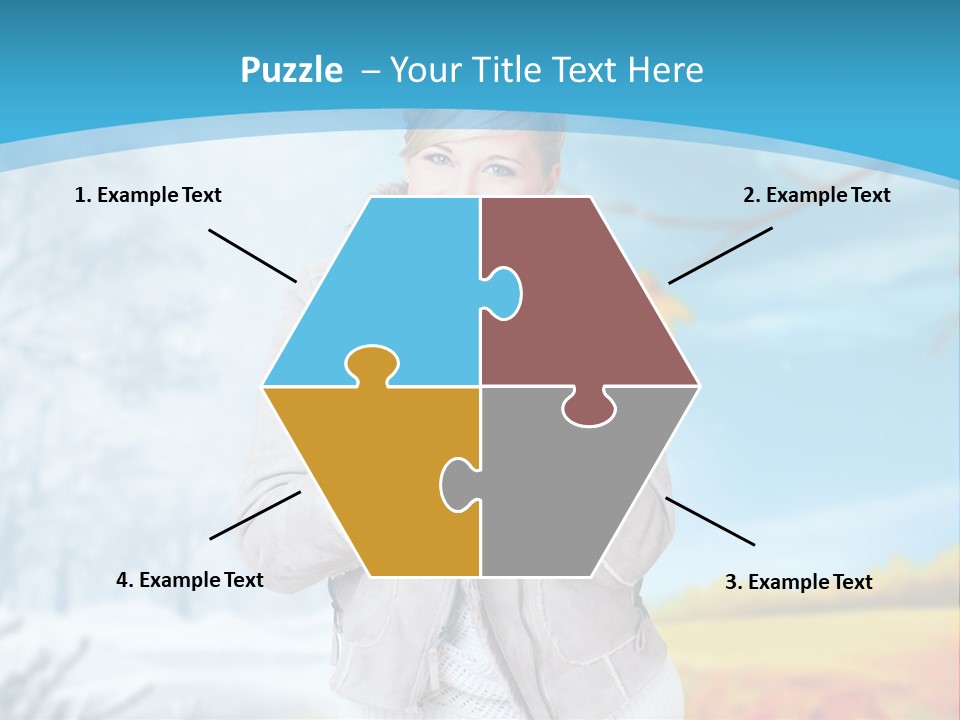 Happiness Background Weather PowerPoint Template