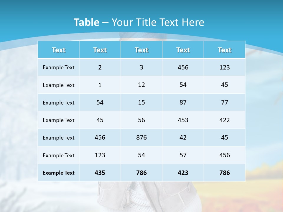 Happiness Background Weather PowerPoint Template