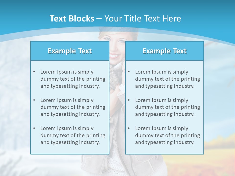 Happiness Background Weather PowerPoint Template