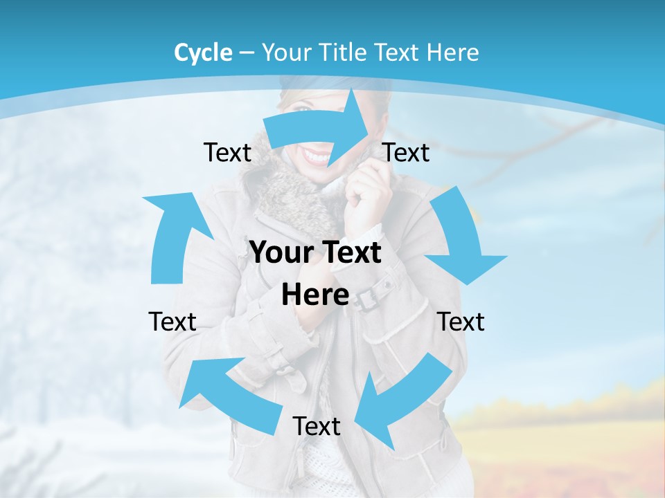 Happiness Background Weather PowerPoint Template