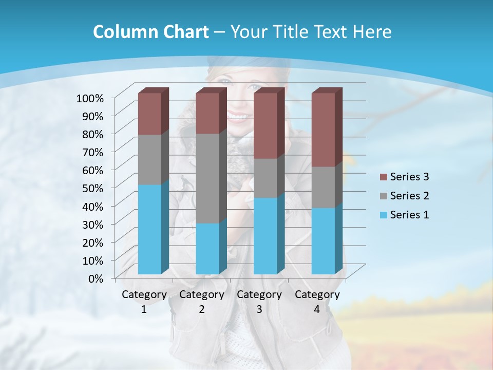 Happiness Background Weather PowerPoint Template