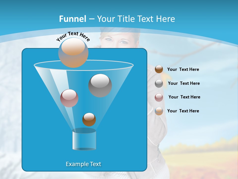 Happiness Background Weather PowerPoint Template