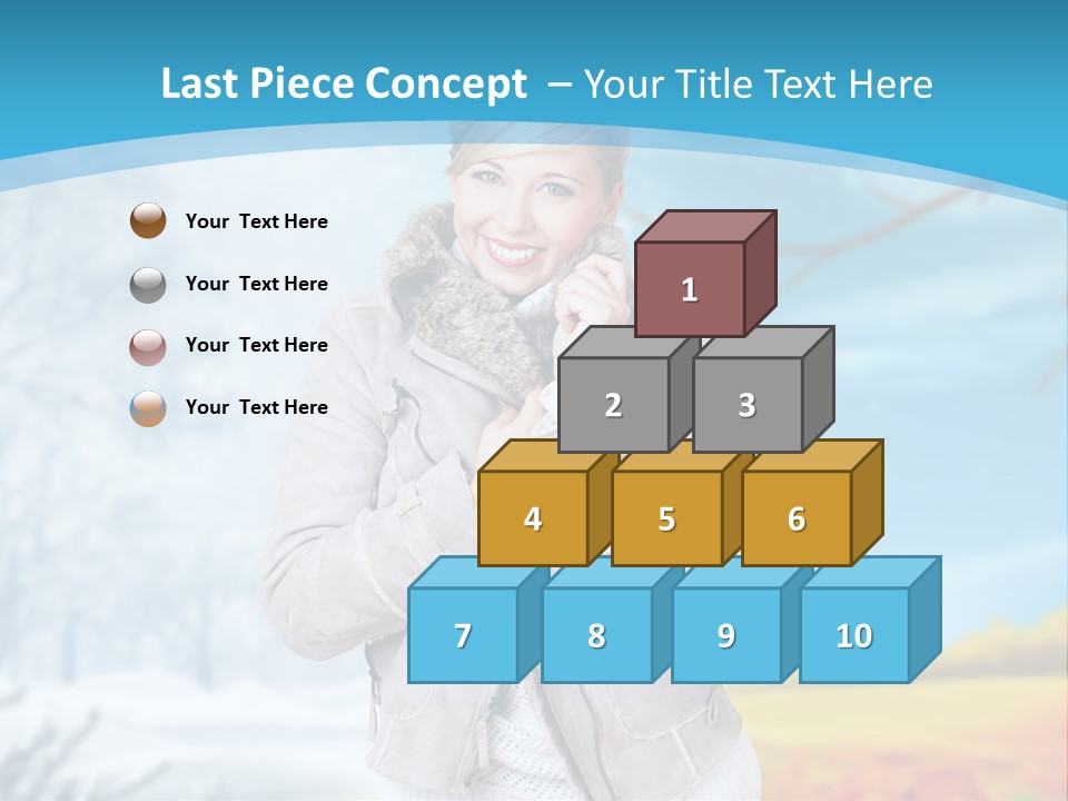 Happiness Background Weather PowerPoint Template