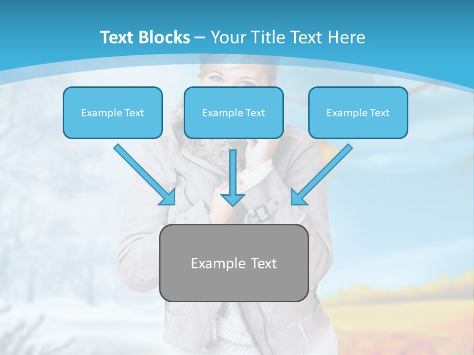 Happiness Background Weather PowerPoint Template