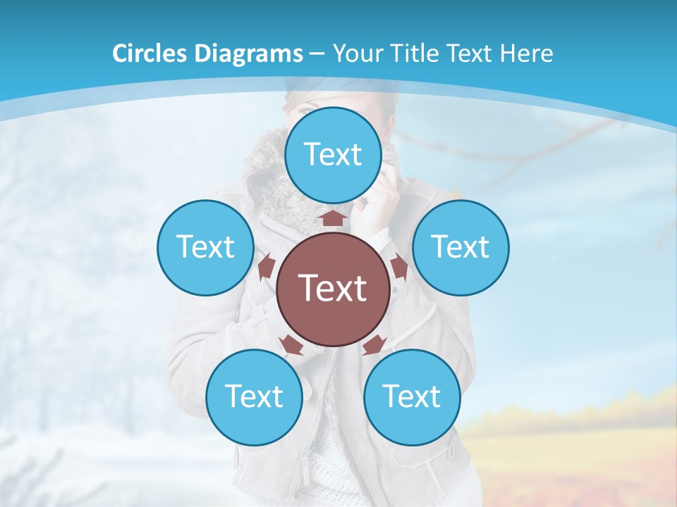 Happiness Background Weather PowerPoint Template