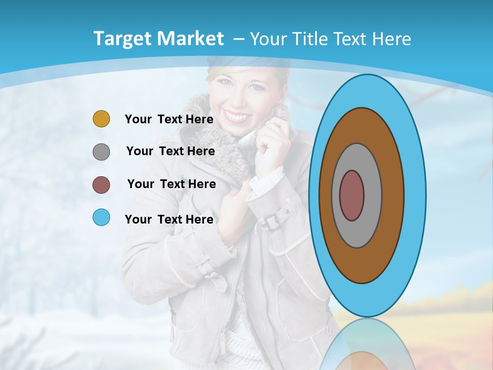 Happiness Background Weather PowerPoint Template