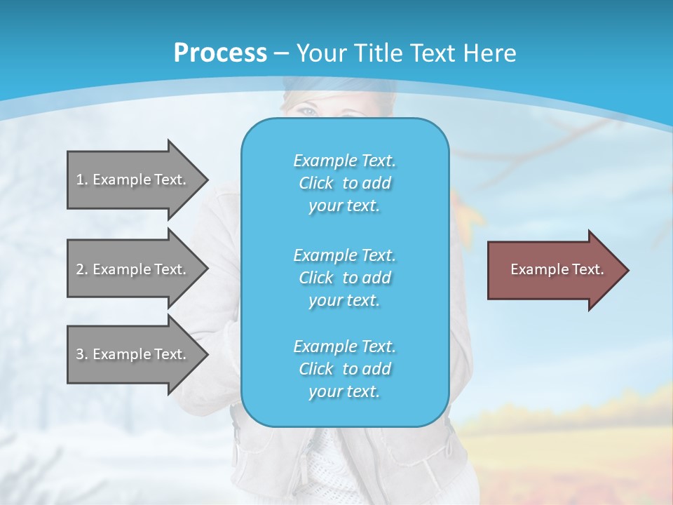 Happiness Background Weather PowerPoint Template