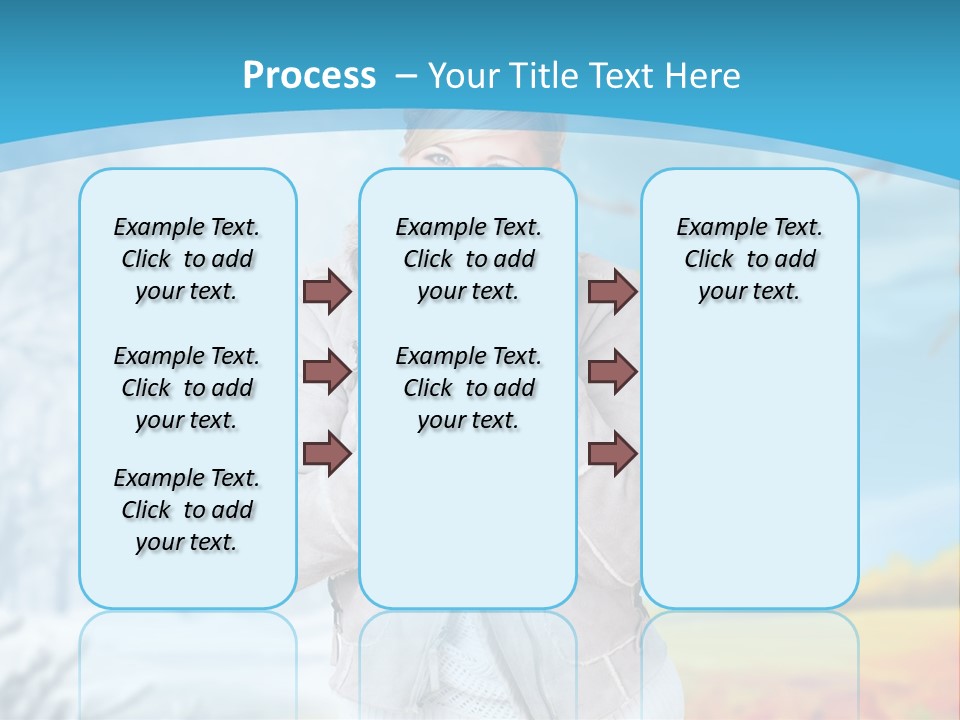 Happiness Background Weather PowerPoint Template