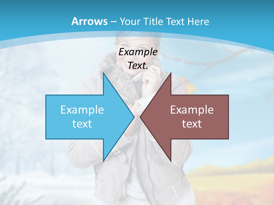 Happiness Background Weather PowerPoint Template